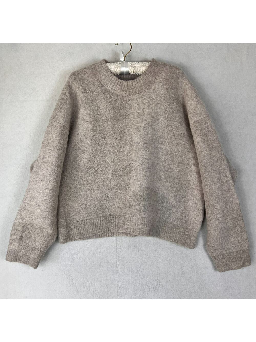 Represent Sweater Men's Size 2XL Alpaca-Blend Cream